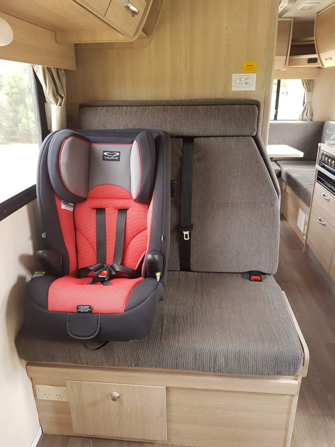 Cruisin Deluxe Baby Seat - RV Rental Canberra - Campervan Rental Shop