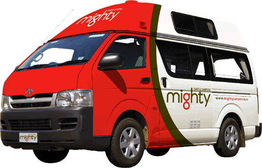 Mighty Jackpot 3 Berth - Camper Rental Sydney - Campervan Rental Shop