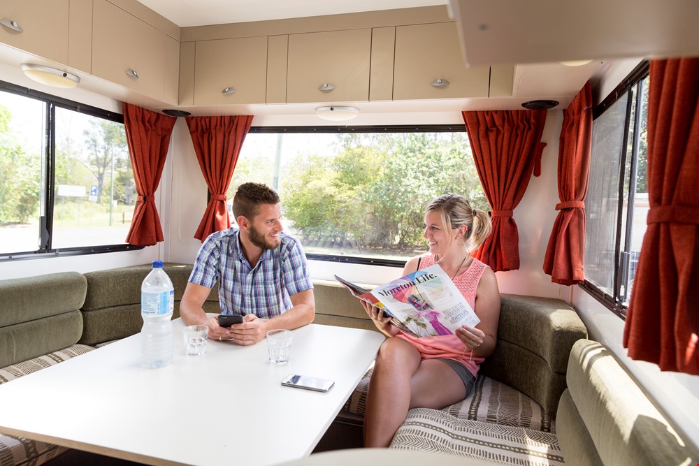 Couple Talking 2 - Campervan Rental Sydney - Campervan Rental Shop
