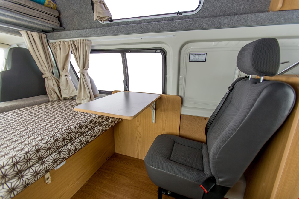 Cheapa Endeavour Bedroom - RV Rental Hobart - Campervan Rental Shop