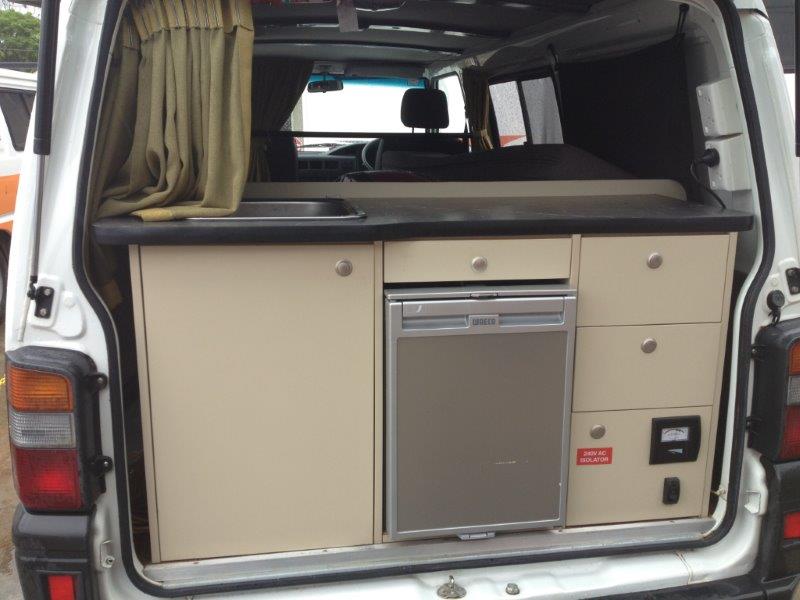 Hippie Drift Back View - Campervan Hire Newcastle - Campervan Rental Shop