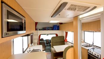Euro Star Interior- RV Rental Hobart - Campervan Rental Shop