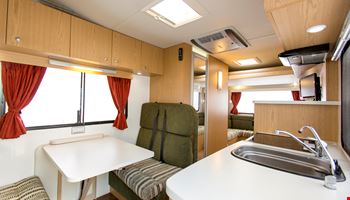 Euro Star Kitchen Area - Camper Rental Byron-Bay - Campervan Rental Shop