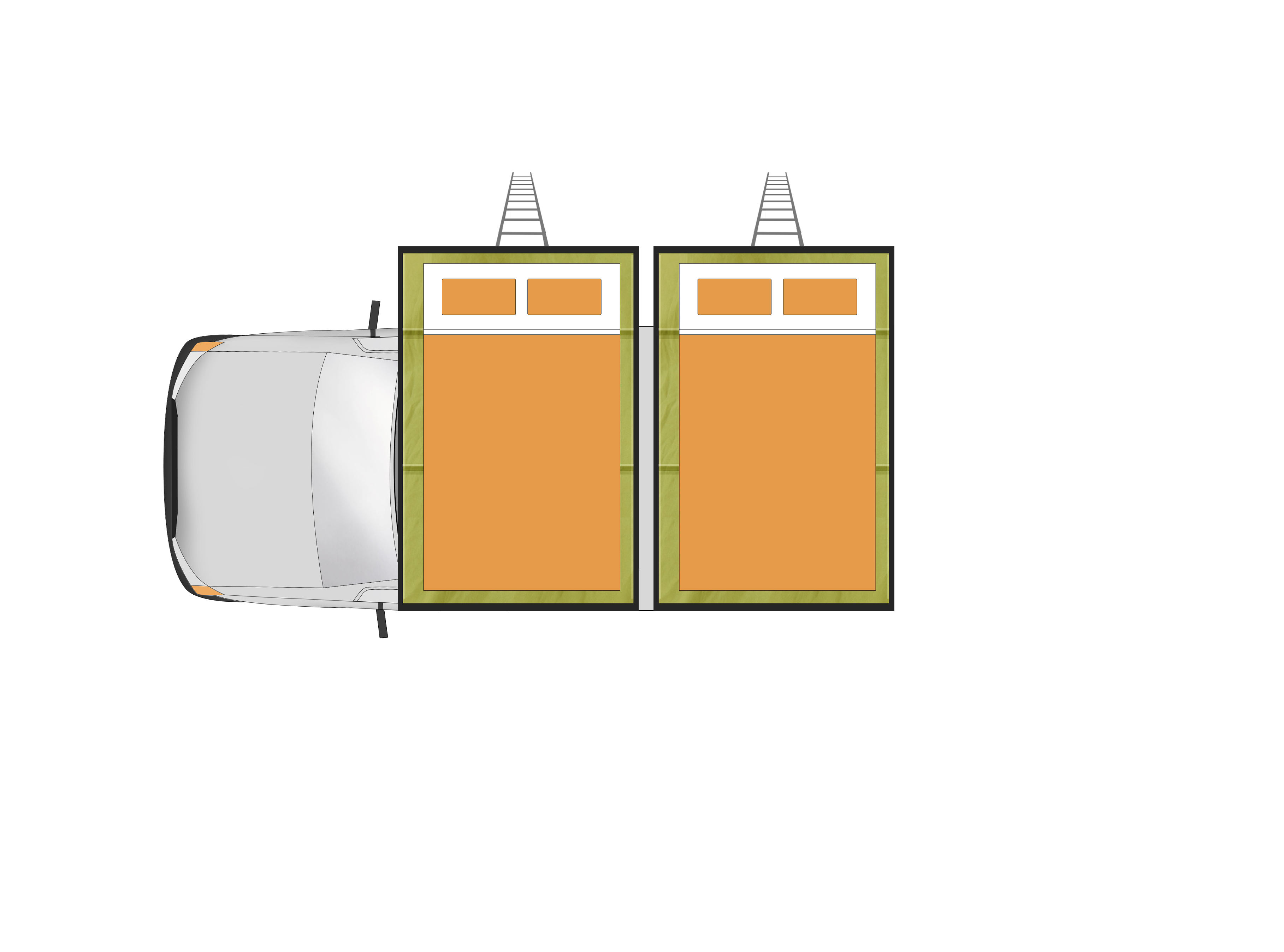 Apollo X-Terrain Roof Top View - RV Rental Hobart - Campervan Rental Shop