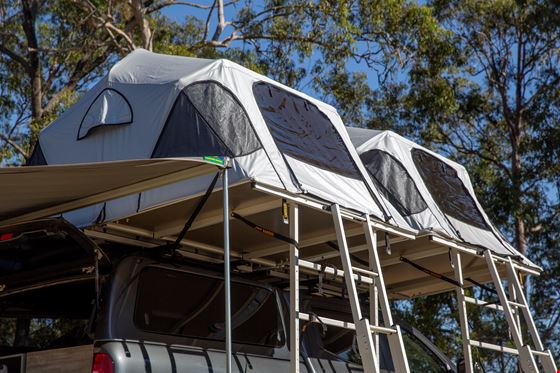 Caravan Rooftop Tent - Campervan Hire Hobart - Campervan Rental Shop